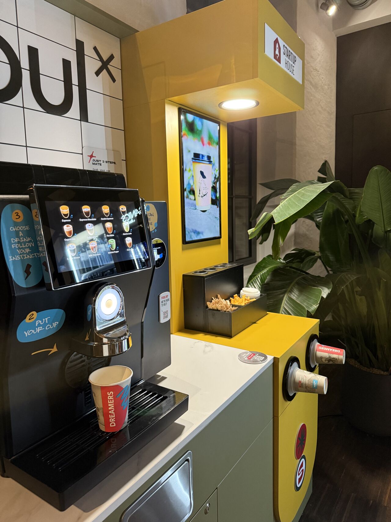 Placeholder: close-up van een SoulxCoffee cappuccino